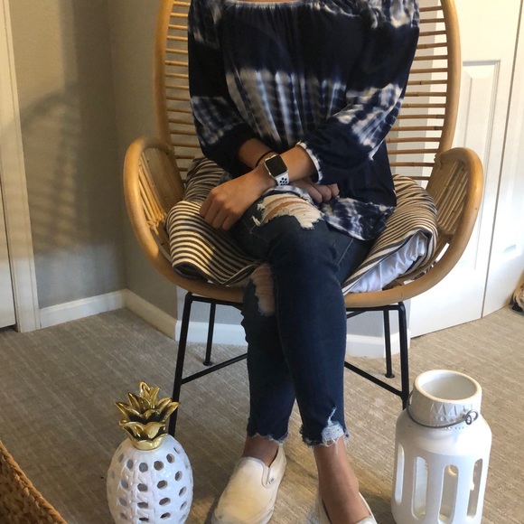 Tie dye off the shoulder shirt - Picture 3 of 3